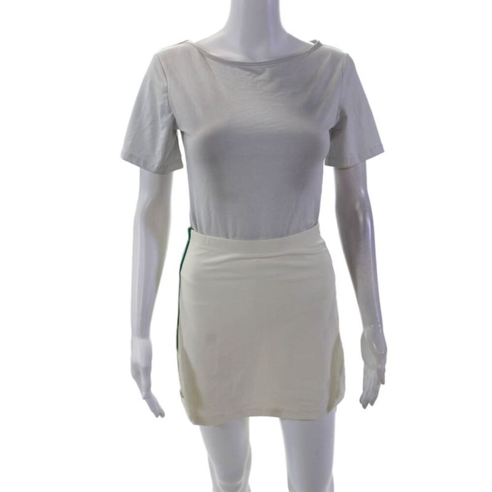 Lune Active Womens River Lift Stretch Pull-On A-Line Skort Cream Size XS